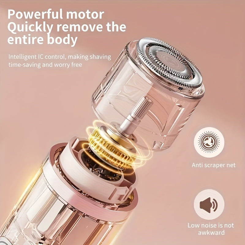 Nokmo | PureSilk | Wireless Women's Trimmer – Gentle Hair Removal for Face and Body