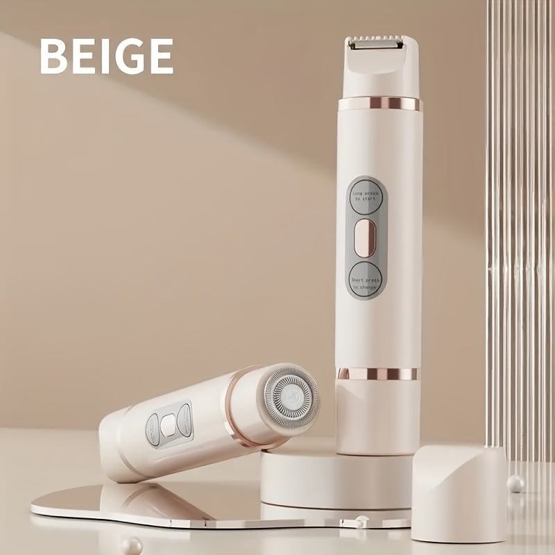 Nokmo | PureSilk | Wireless Women's Trimmer – Gentle Hair Removal for Face and Body
