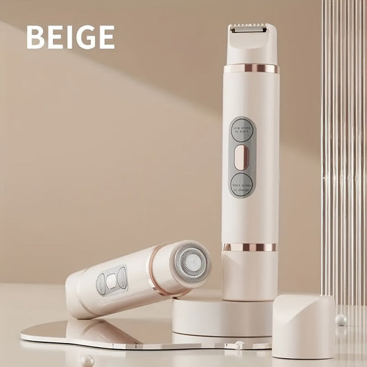 Nokmo | PureSilk | Wireless Women's Trimmer – Gentle Hair Removal for Face and Body