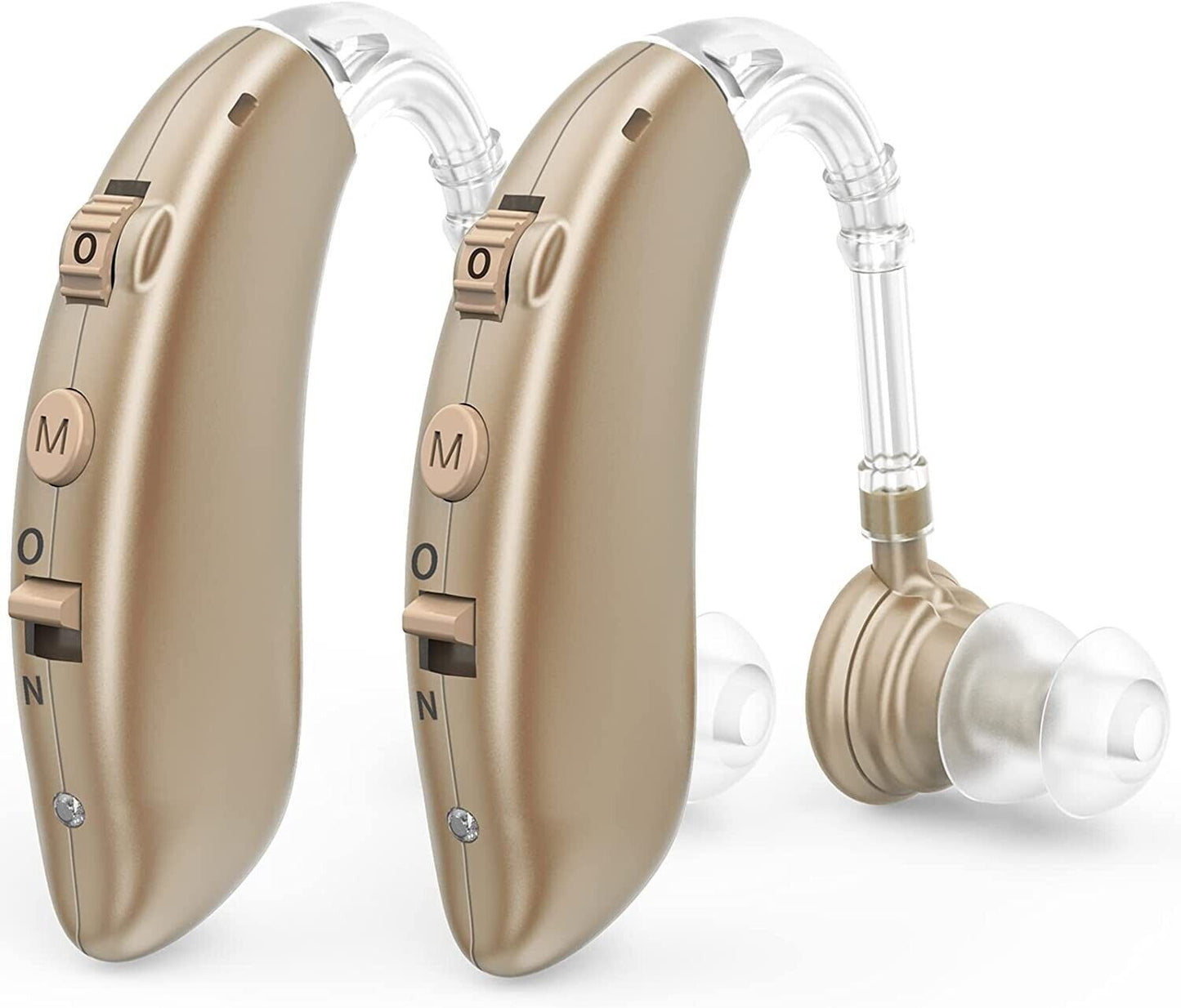 Nokmo | Rechargeable Digital Behind the Ear Hearing Aids BTE With Noise Reduction