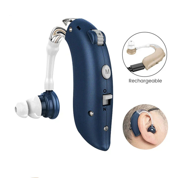 Nokmo | Rechargeable Hearing Aid - Discreet & Universal Fit