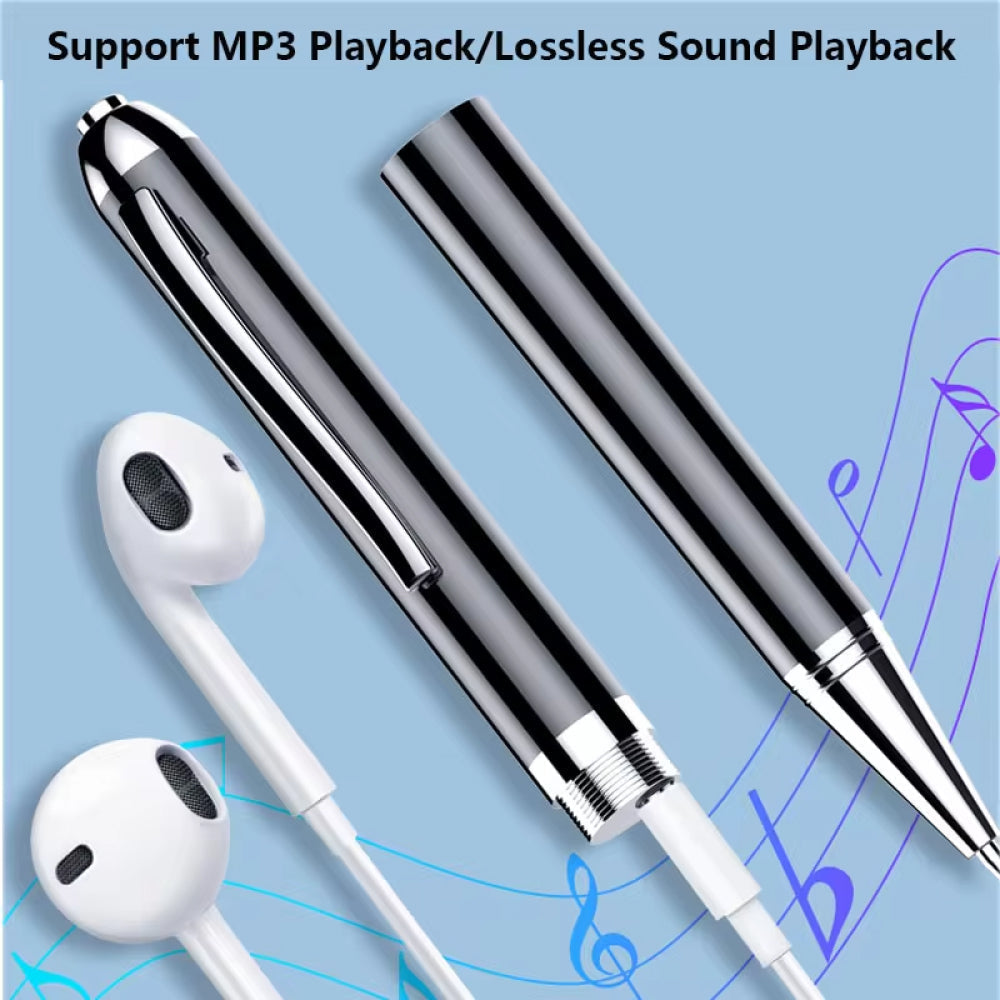 Nokmo | Recorder Pen with Voice Activation, Discreet Sound Recorder for Covert Surveillance