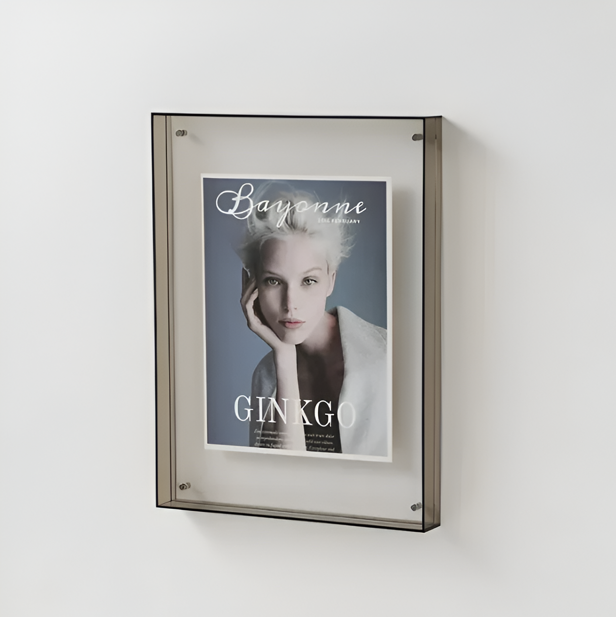 Nokmo | RectaCryl Picture Frame - Modern, Minimalist Acrylic Picture Frame
