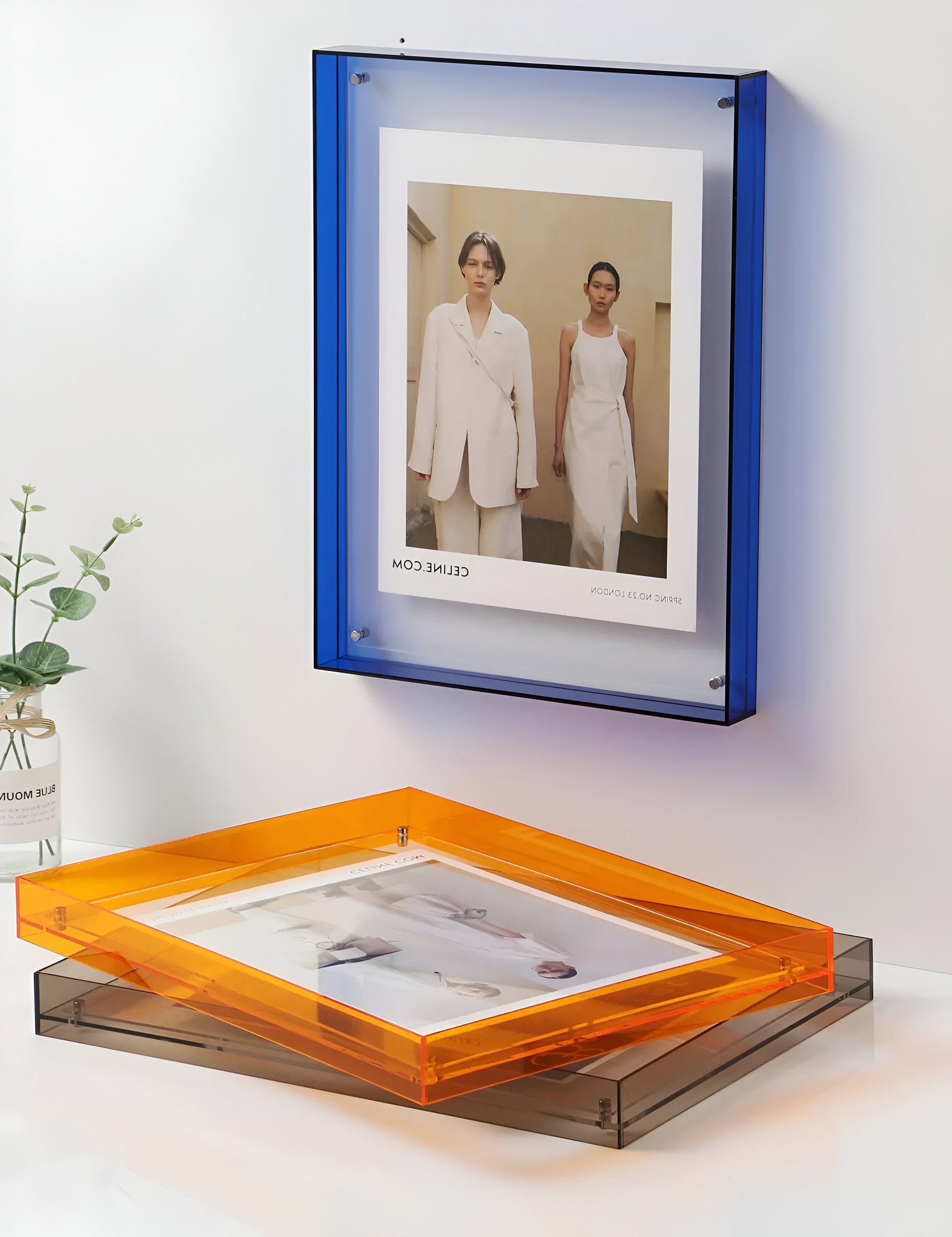 Nokmo | RectaCryl Picture Frame - Modern, Minimalist Acrylic Picture Frame
