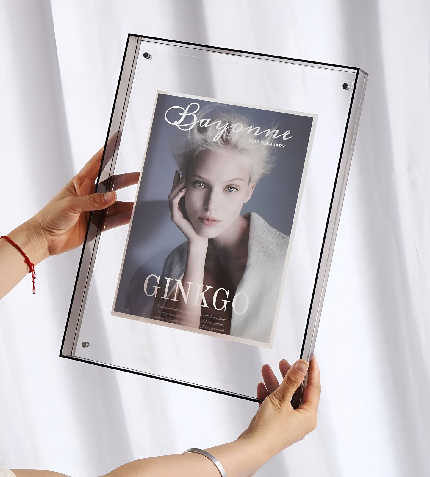 Nokmo | RectaCryl Picture Frame - Modern, Minimalist Acrylic Picture Frame