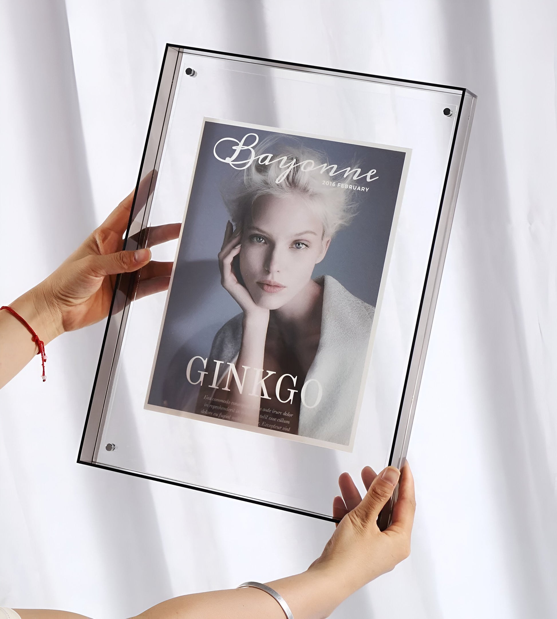 Nokmo | RectaCryl Picture Frame - Modern, Minimalist Acrylic Picture Frame