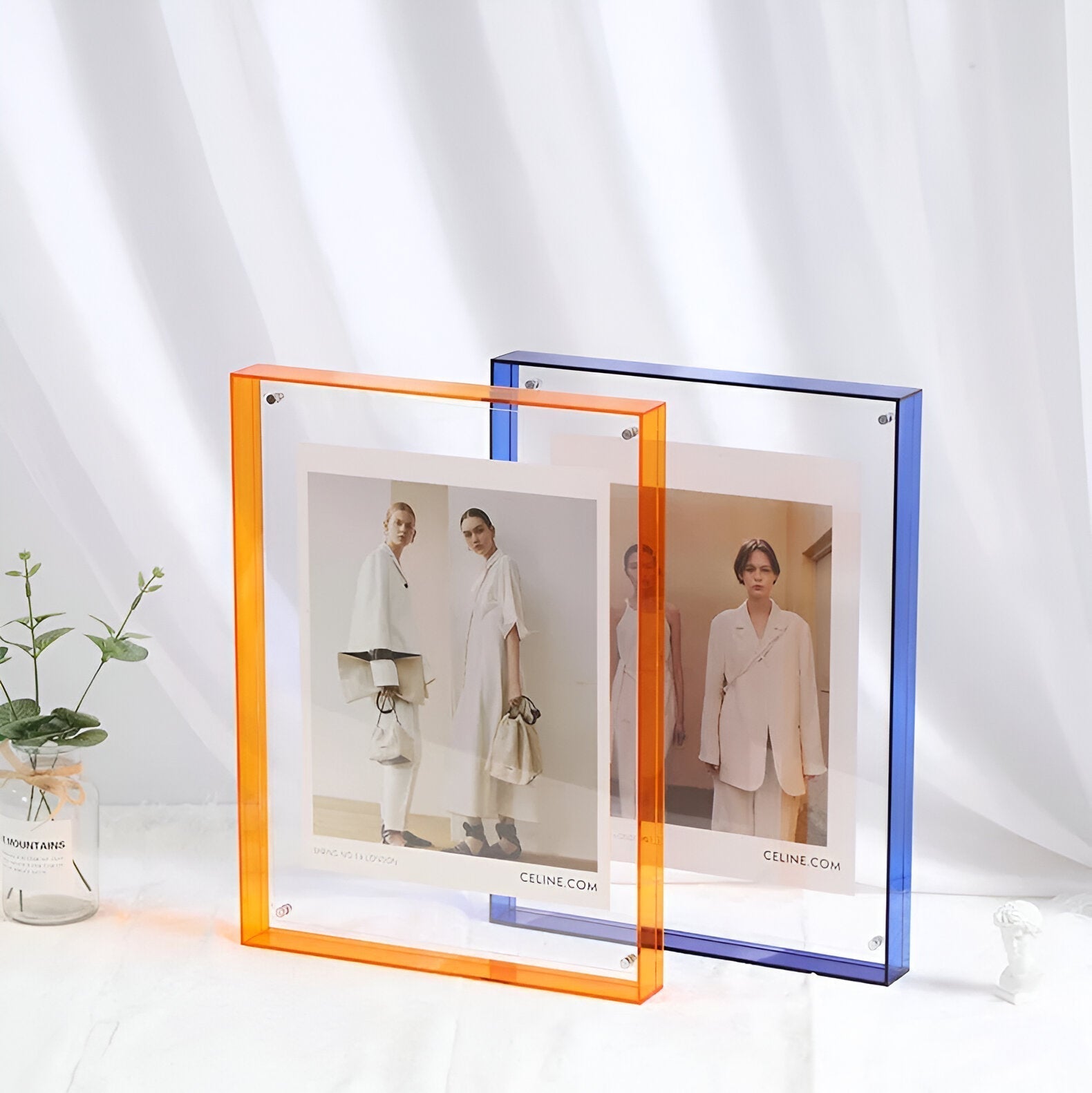 Nokmo | RectaCryl Picture Frame - Modern, Minimalist Acrylic Picture Frame