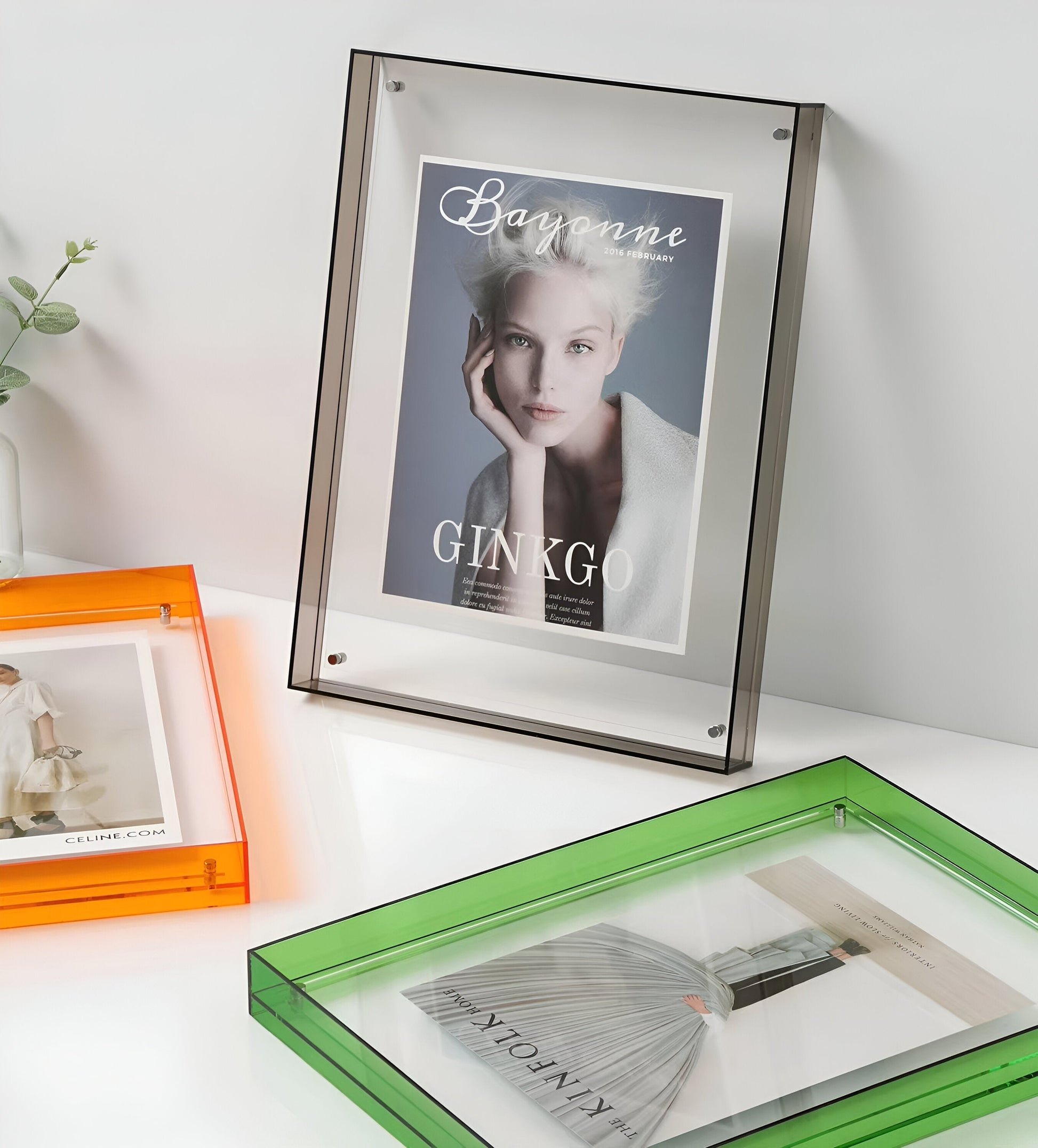 Nokmo | RectaCryl Picture Frame - Modern, Minimalist Acrylic Picture Frame