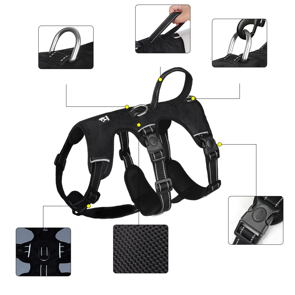 Nokmo | Reflective Anti-Pull Dog Harness - Gripguard