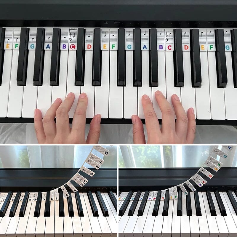 Nokmo | Removable Piano Keyboard Note Labels
