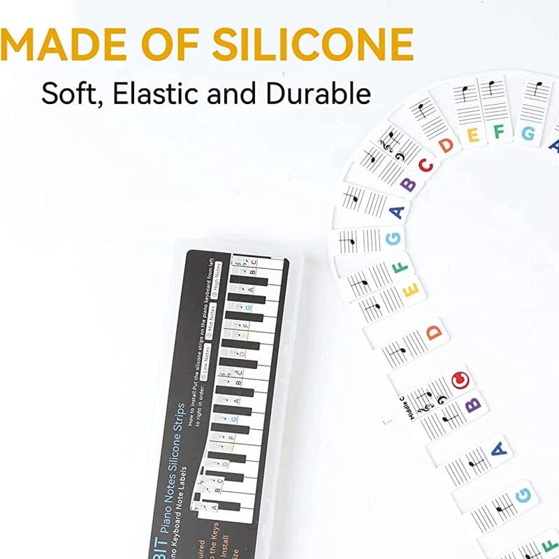 Nokmo | Removable Piano Keyboard Note Labels