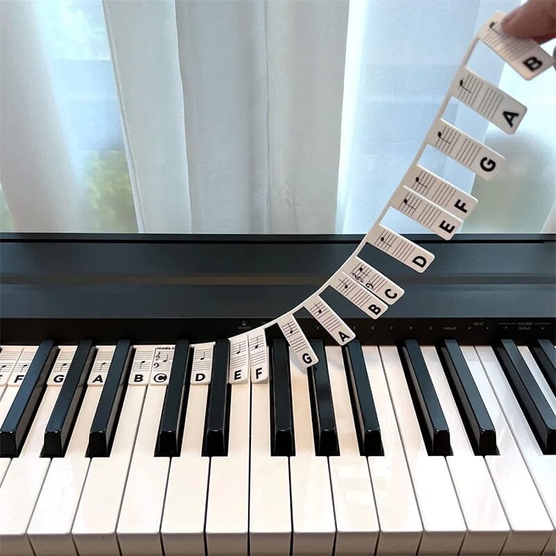 Nokmo | Removable Piano Keyboard Note Labels
