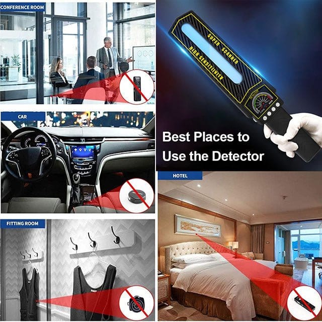 Nokmo | RF Bug Detector Scanner | Hidden Camera and Tracker Finder | Portable