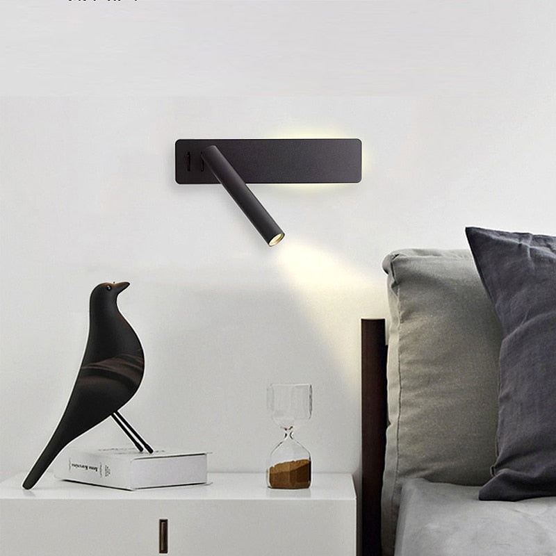 Nokmo | Rotatable LED Reading Wall Light for the Bed