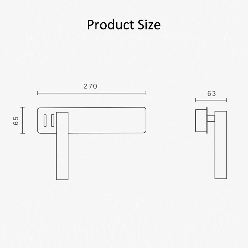 Nokmo | Rotatable LED Reading Wall Light for the Bed