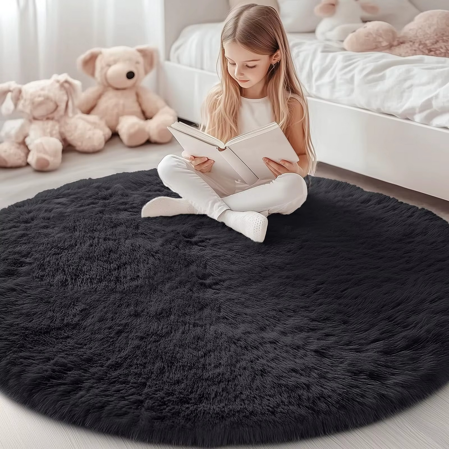 Nokmo | Round Shag Rug 150 cm