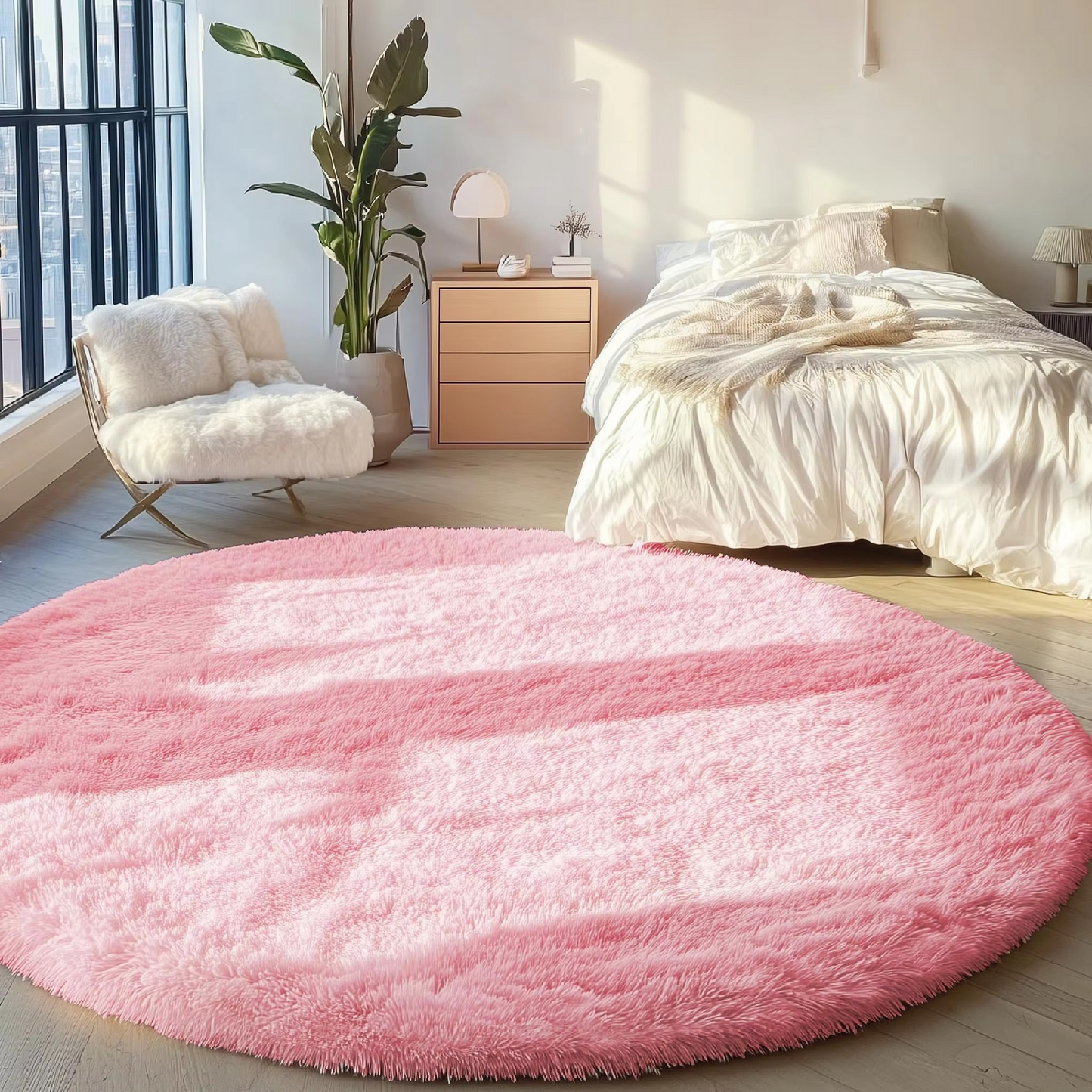 Nokmo | Round Shag Rug 150 cm