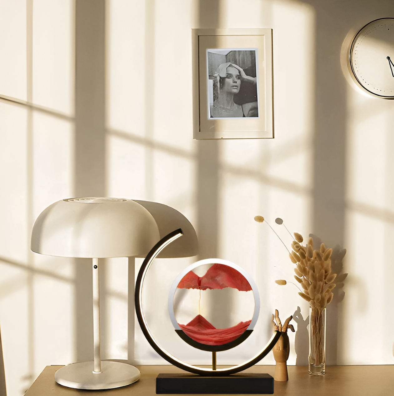 Nokmo | Sand Glow - Sand Lamp with Remote Control & Dimmable Features