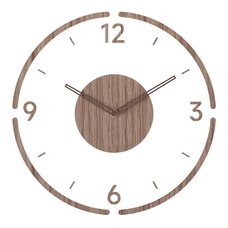 Nokmo | Scandinavian Style Wooden Wall Clock - WoodWave