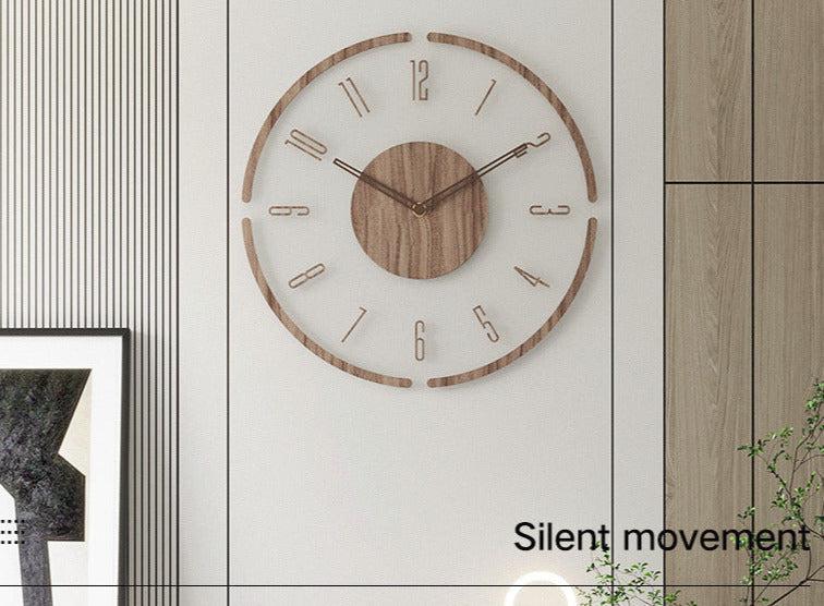 Nokmo | Scandinavian Style Wooden Wall Clock - WoodWave