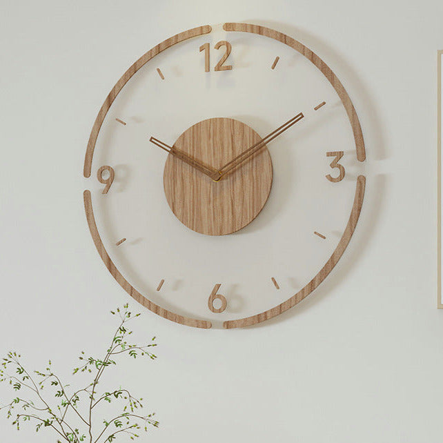 Nokmo | Scandinavian Style Wooden Wall Clock - WoodWave