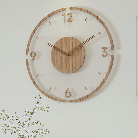 Nokmo | Scandinavian Style Wooden Wall Clock - WoodWave