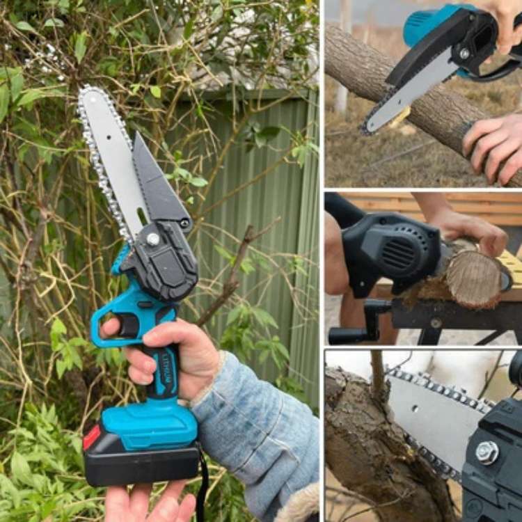 Nokmo | SharpCut 6” Cordless Chainsaw | Powerful and Ergonomic | Lightweight