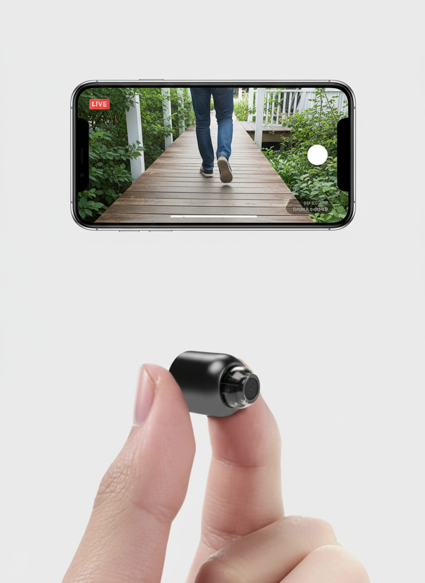 Nokmo | Small WiFi Security Camera Night Vision Security Surveillance Camera