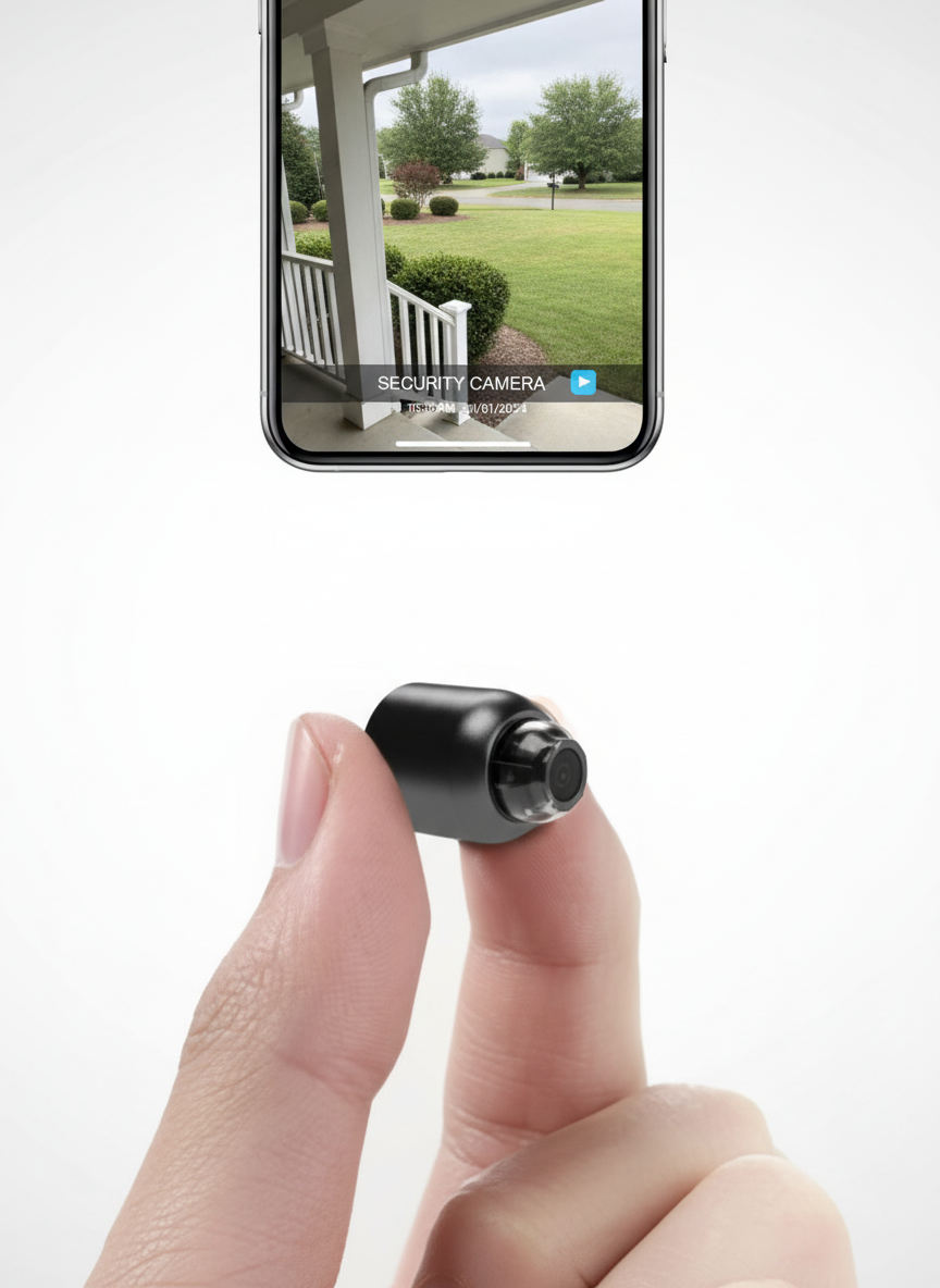 Nokmo | Small WiFi Security Camera Night Vision Security Surveillance Camera