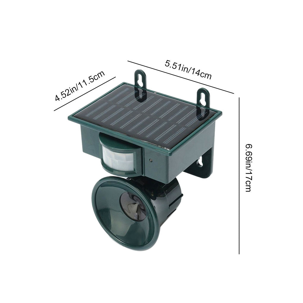 Nokmo | Solar Motion Sensor Bird Repeller & Scarer