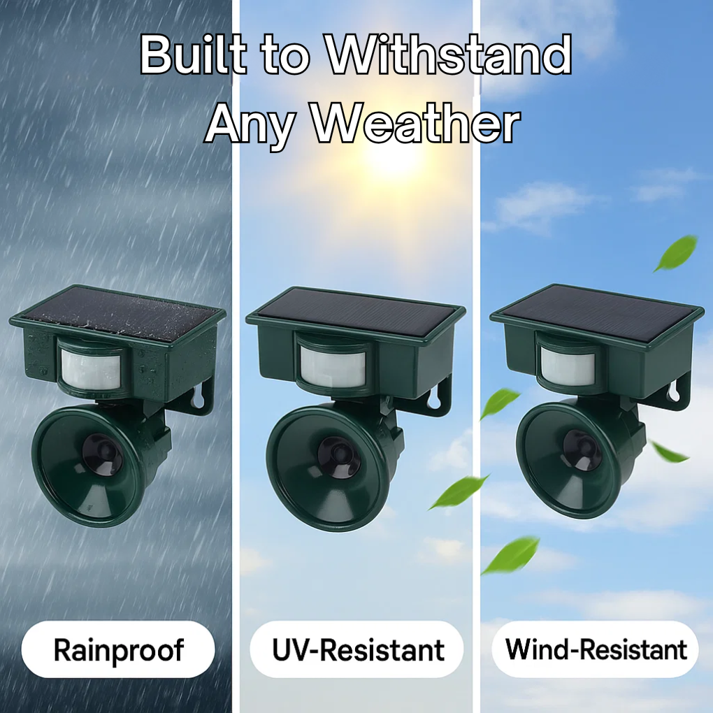 Nokmo | Solar Motion Sensor Bird Repeller & Scarer