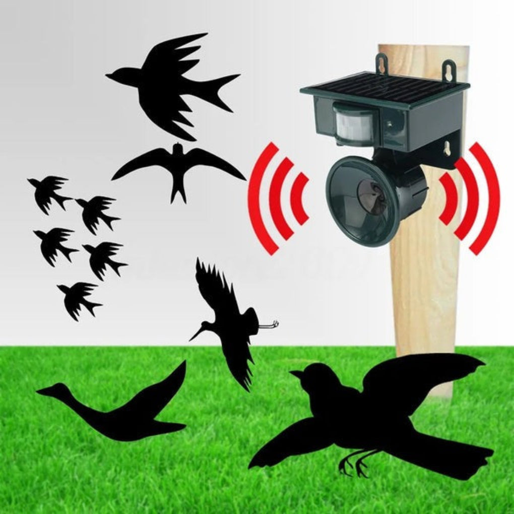 Nokmo | Solar Motion Sensor Bird Repeller & Scarer