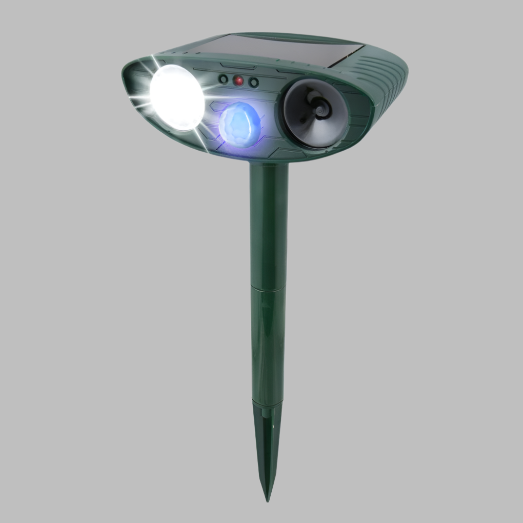 Nokmo | Solar Ultrasonic Pest Repeller with LED Flash