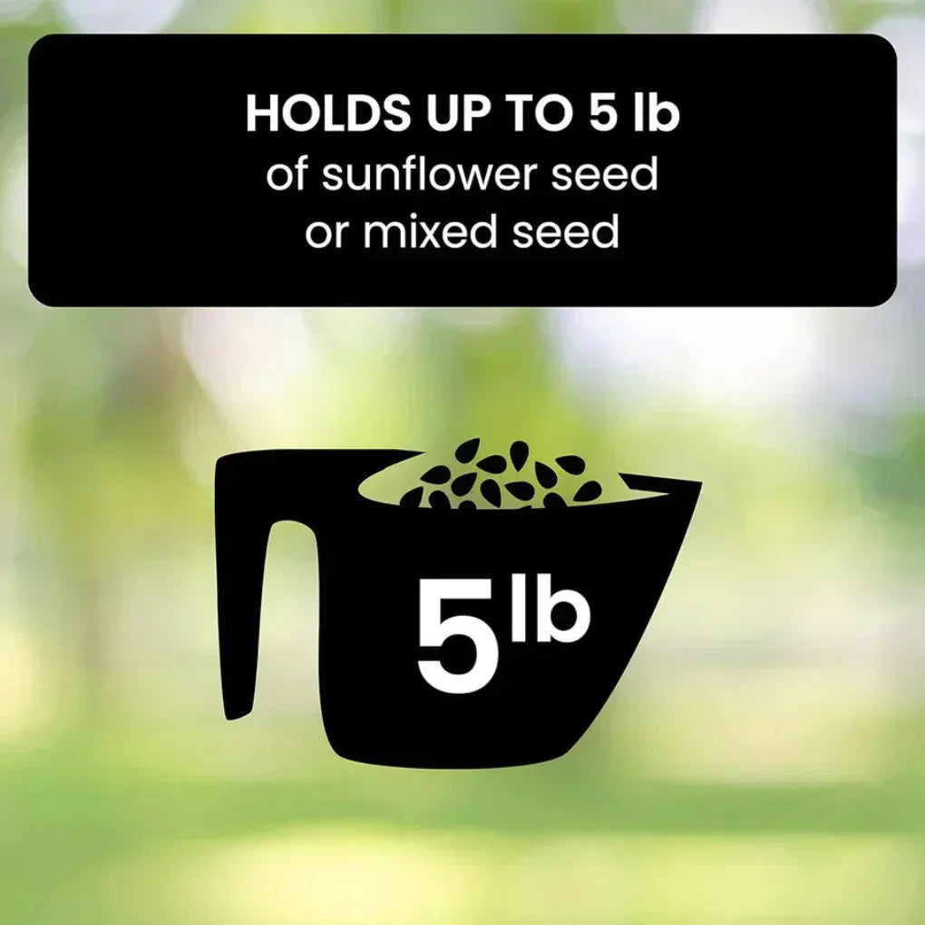 Nokmo | Squirrel Proof Bird Feeder for Outdoors