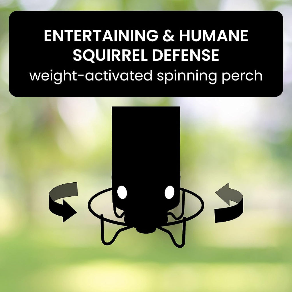Nokmo | Squirrel-Proof Hanging Bird Feeder with Multiple Ports