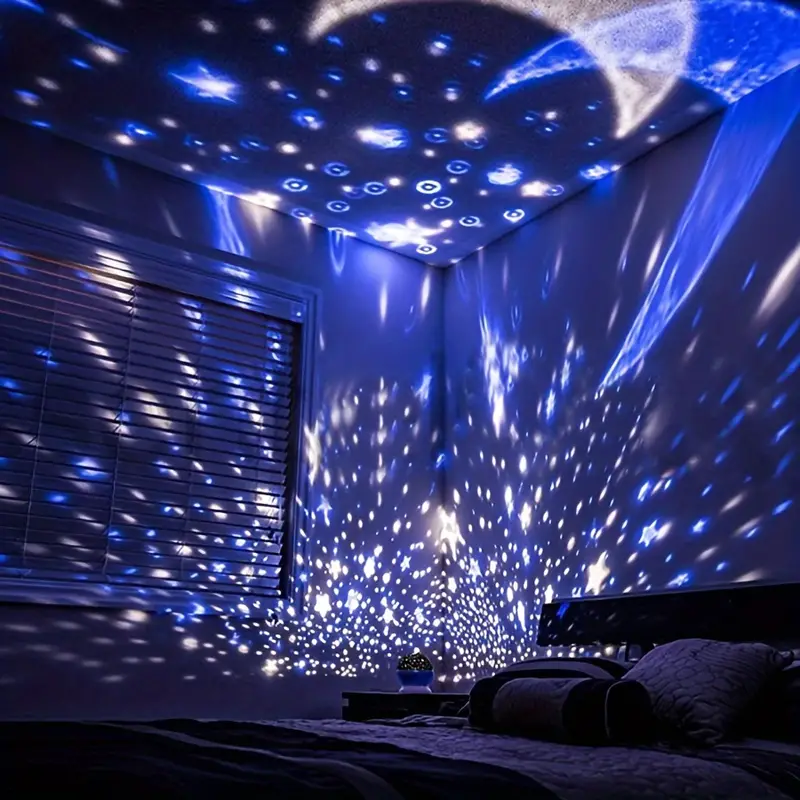 Nokmo | Star Projector Night Light | Soothing Sky Projection with Music