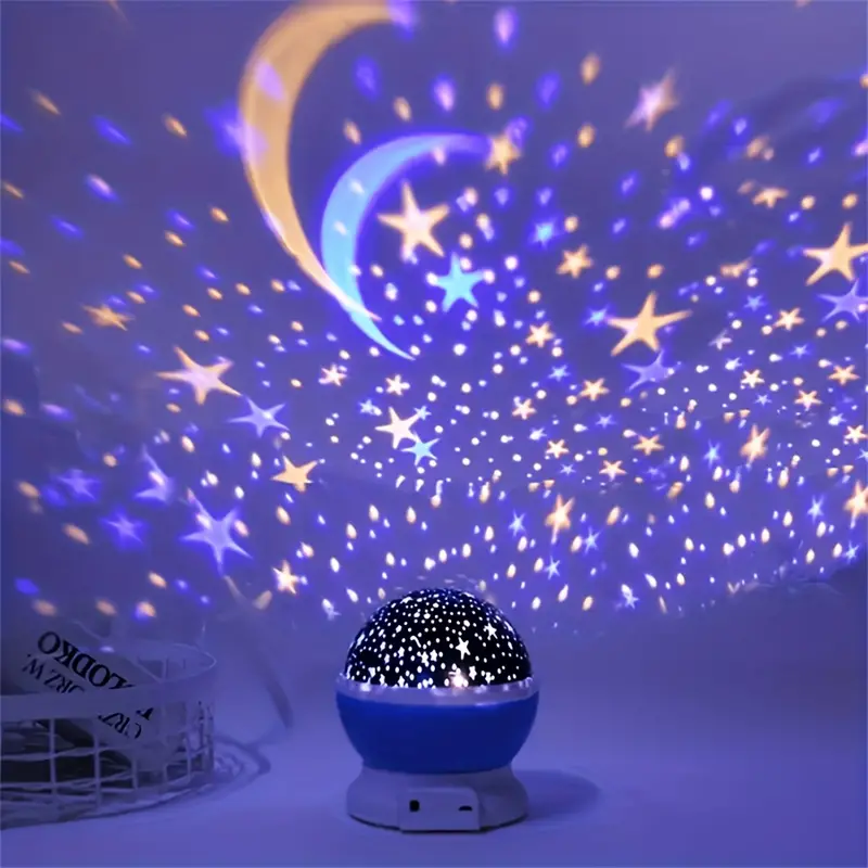 Nokmo | Star Projector Night Light | Soothing Sky Projection with Music