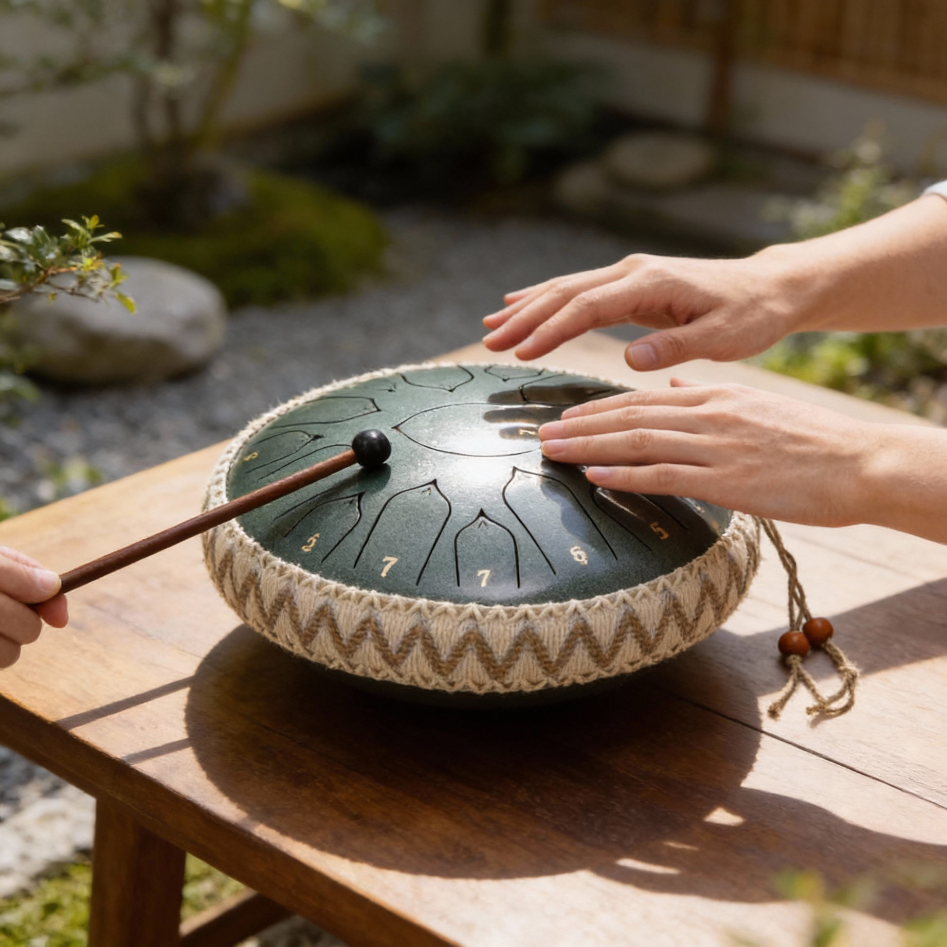 Nokmo | Steel Tongue Drum | Precision Tuning in C Major | Harmonic Overtone Resonance | Includes Mallets & Accessories | For Meditation & Sound Therapy