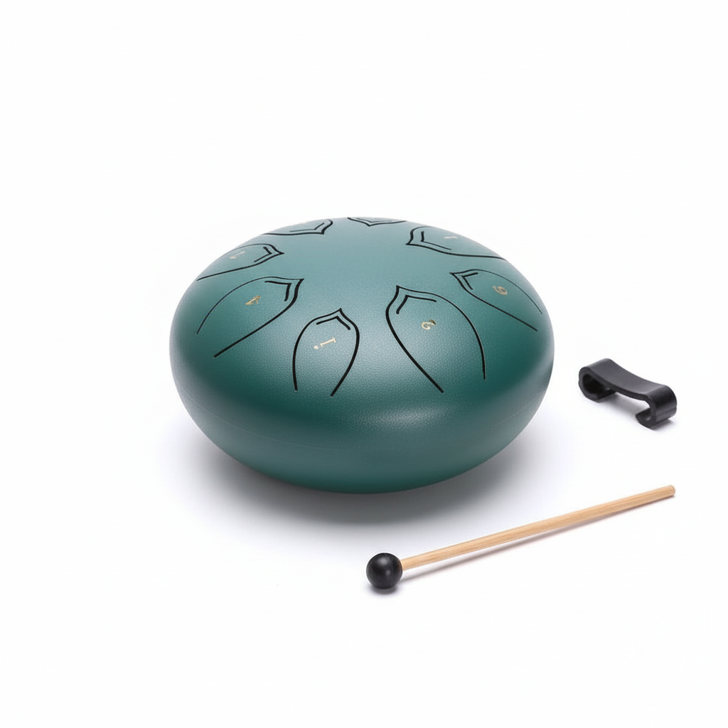 Nokmo | Steel Tongue Drum | Precision Tuning in C Major | Harmonic Overtone Resonance | Includes Mallets & Accessories | For Meditation & Sound Therapy