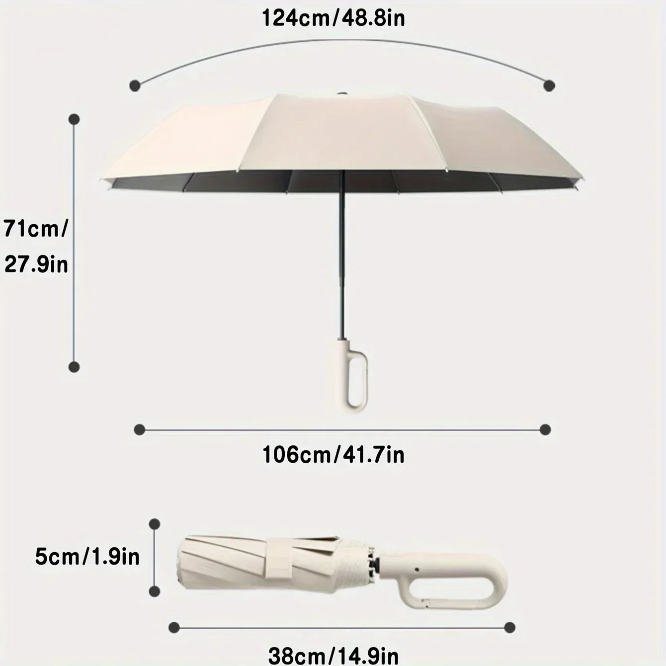 Nokmo | StormGuard Pro Compact Umbrella