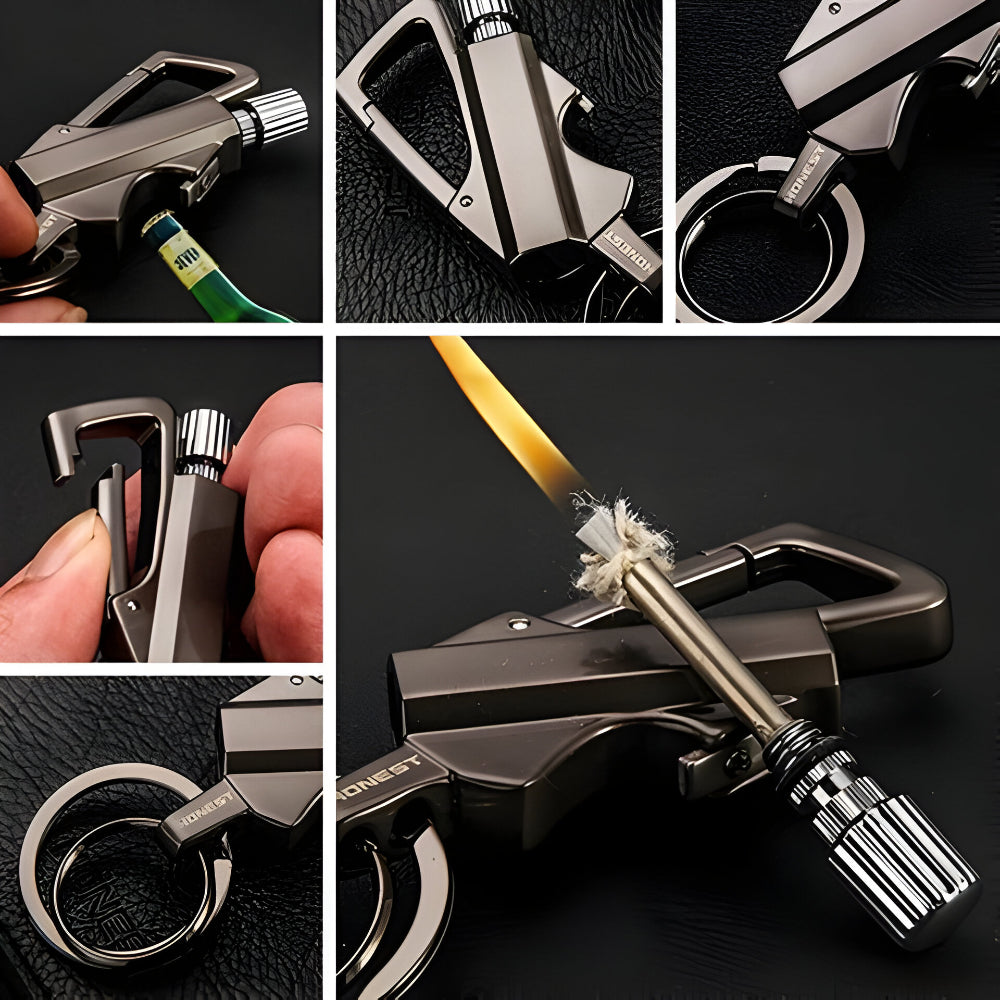Nokmo | Survival Waterproof Flint Fire Starter Keychain