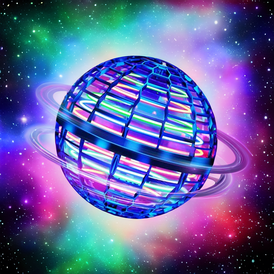 Nokmo | The Original Flying Orb Ball | Aerodynamic Flight Spinner with LED Effects | 360° Rotation & Boomerang Function | Shock-Resistant Housing & USB Fast Charging