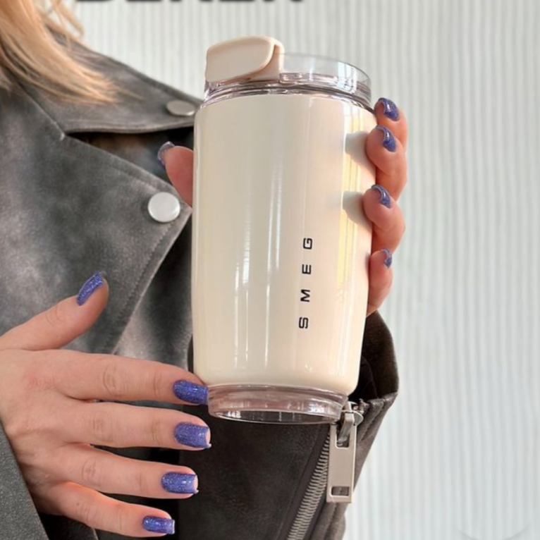 Nokmo | Thermos Cup 500ml | Elegant, Durable and Insulated | Stainless Steel