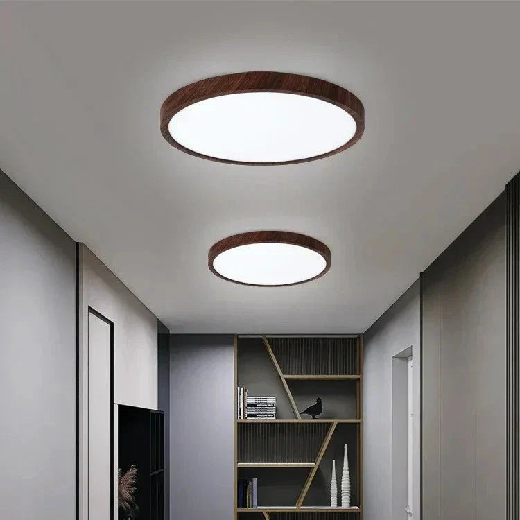 Nokmo | Thin Circular Ceiling Lamp | Adjustable LED Light, Modern | Living Room & Bedroom
