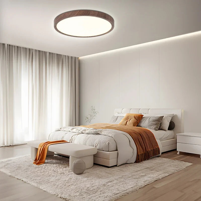 Nokmo | Thin Circular Ceiling Lamp | Adjustable LED Light, Modern | Living Room & Bedroom