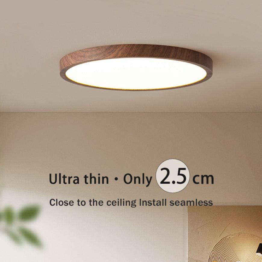 Nokmo | Thin Circular Ceiling Lamp | Adjustable LED Light, Modern | Living Room & Bedroom