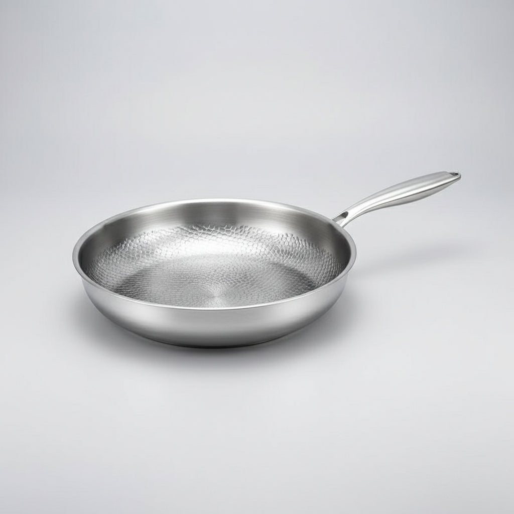 Nokmo | Titanium Hammered Non-Stick Skillet for Induction Cooktops and Everyday Cooking