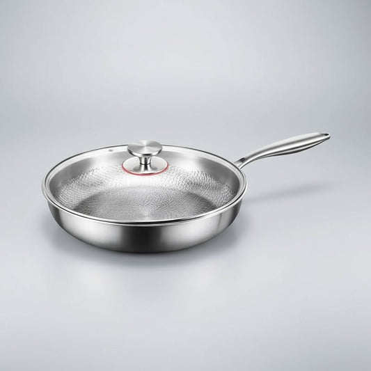 Nokmo | Titanium Hammered Non-Stick Skillet for Induction Cooktops and Everyday Cooking