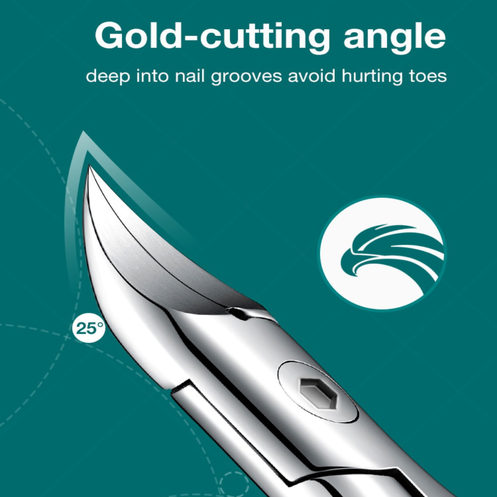 Nokmo | Toenail Clippers for Seniors Curved Blades