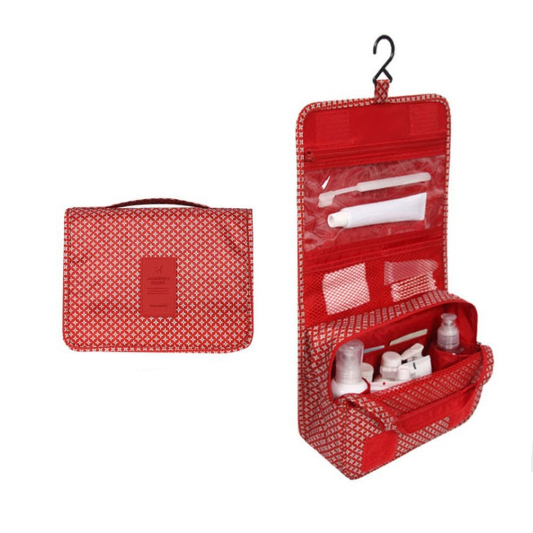 Nokmo Travel Cosmetic Bag | Waterproof & with Hook | Foldable & Padded | For Women & Men